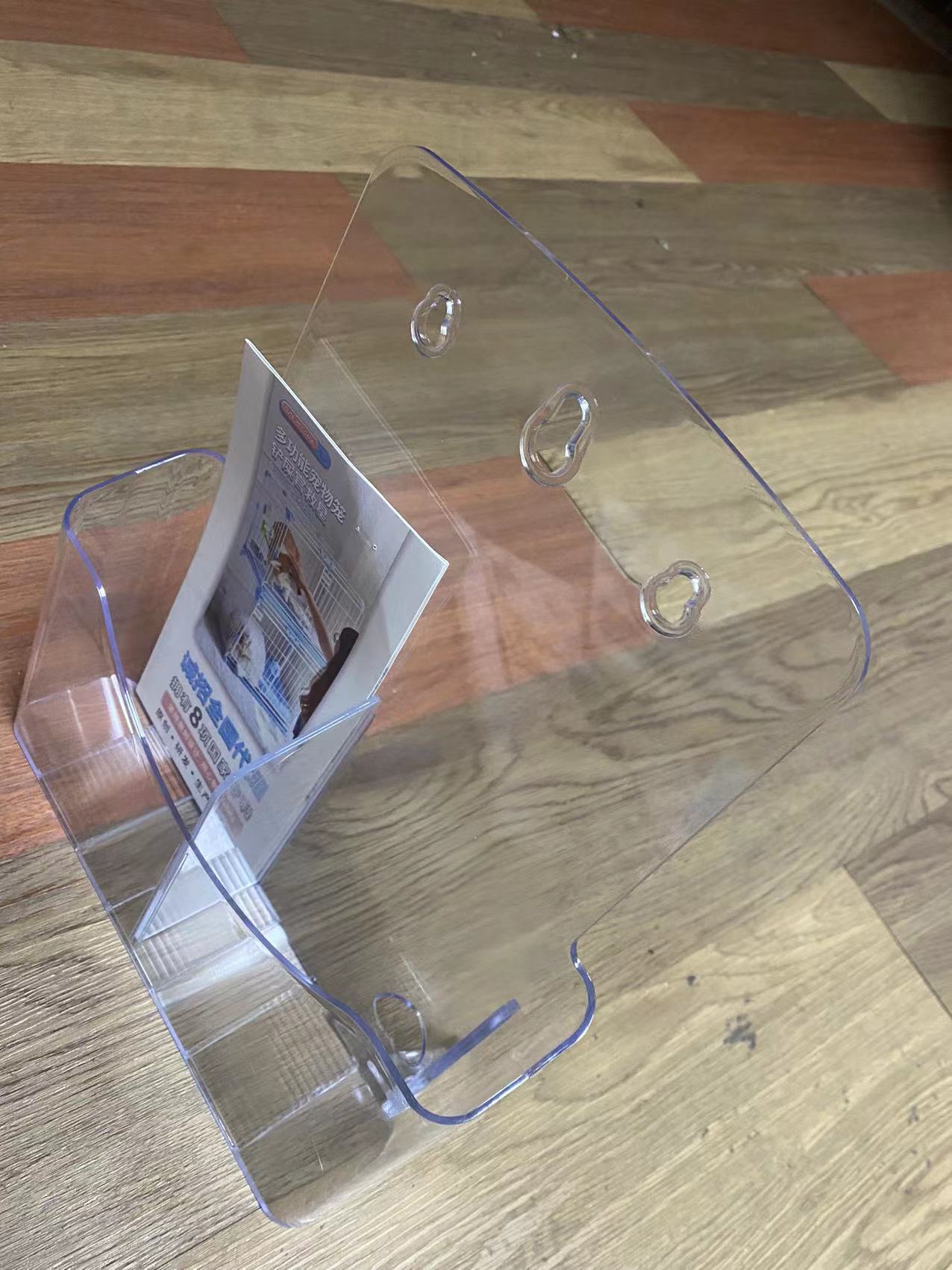 A4 Acrylic Display Stand Desktop File Shelf Multi-Layer Color Page ...