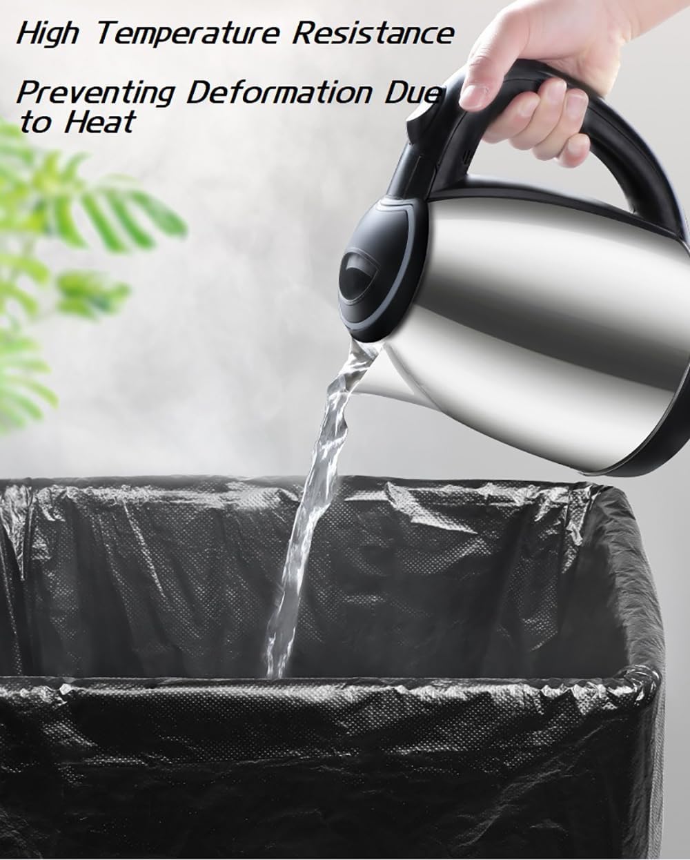 Thicker Trash Bags 50 Pack Extra Large Trash Bags Heavy Duty Garbage