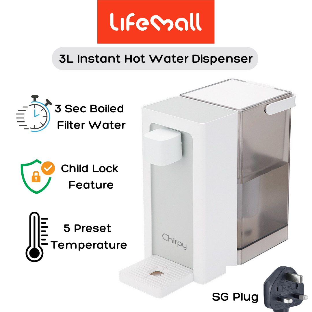 LifeMall - 3L Instant Hot Water Dispenser with Filter Instant Boiling |  Shopee Singapore