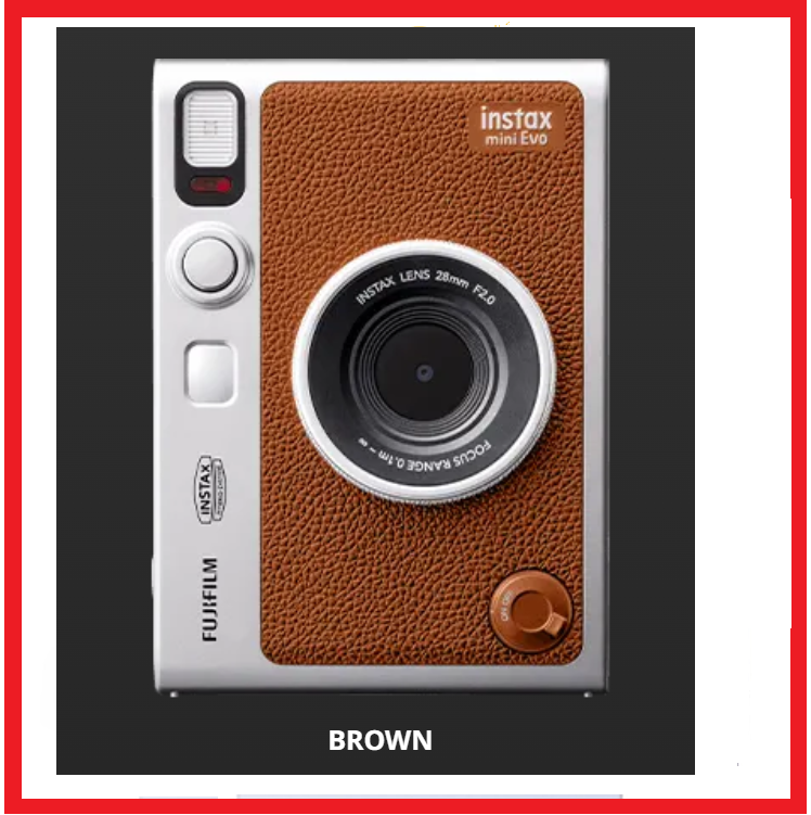 Fujifilm Instax Mini Evo Hybrid Digital Instant Print Camera With 1 ...