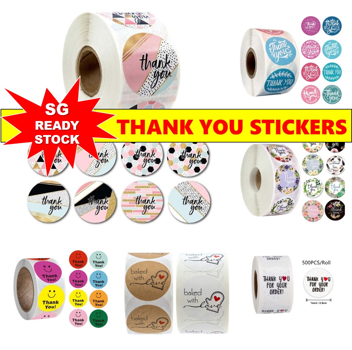 [SG Ready Stock] Reward Stickers Roll Teachers Encouragement Cute ...