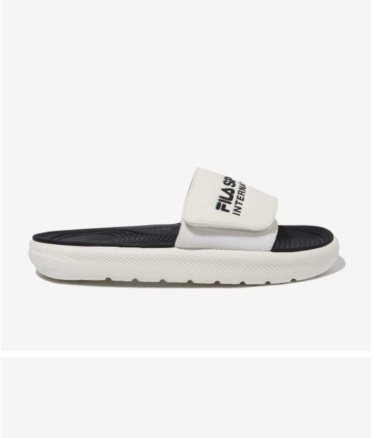 White deals fila slippers