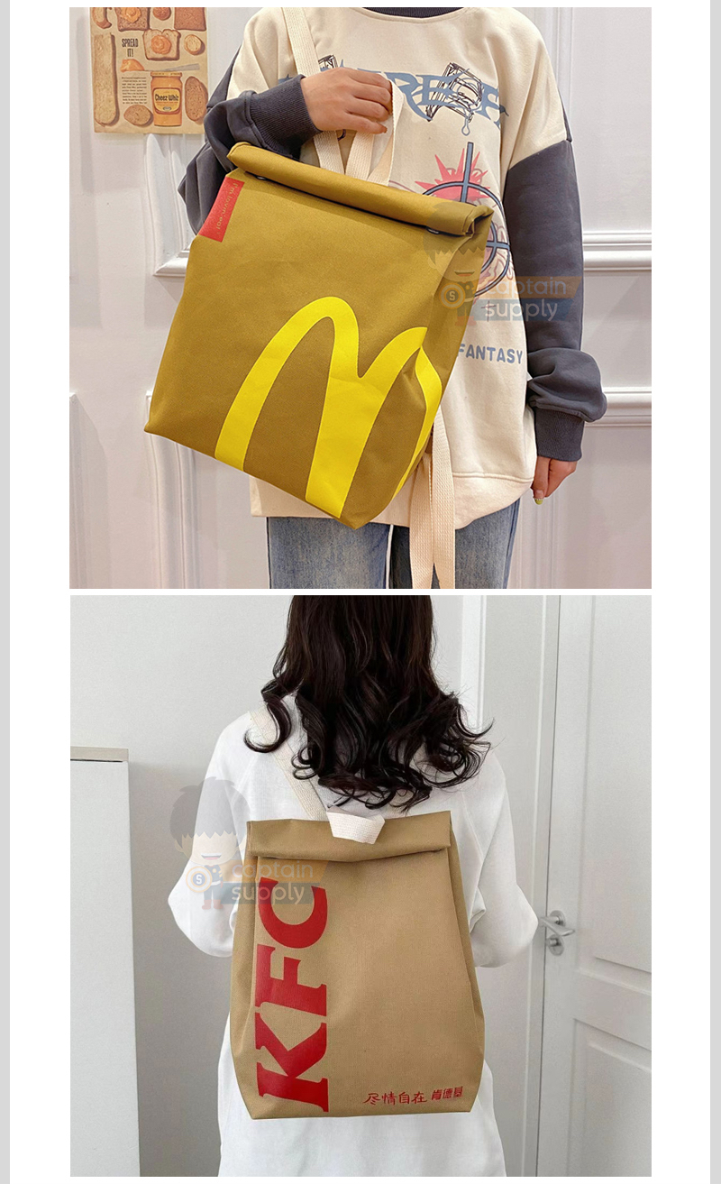McDonald’s / KFC / Starbucks Logo Backpack Sling Crossbody Shoulder ...