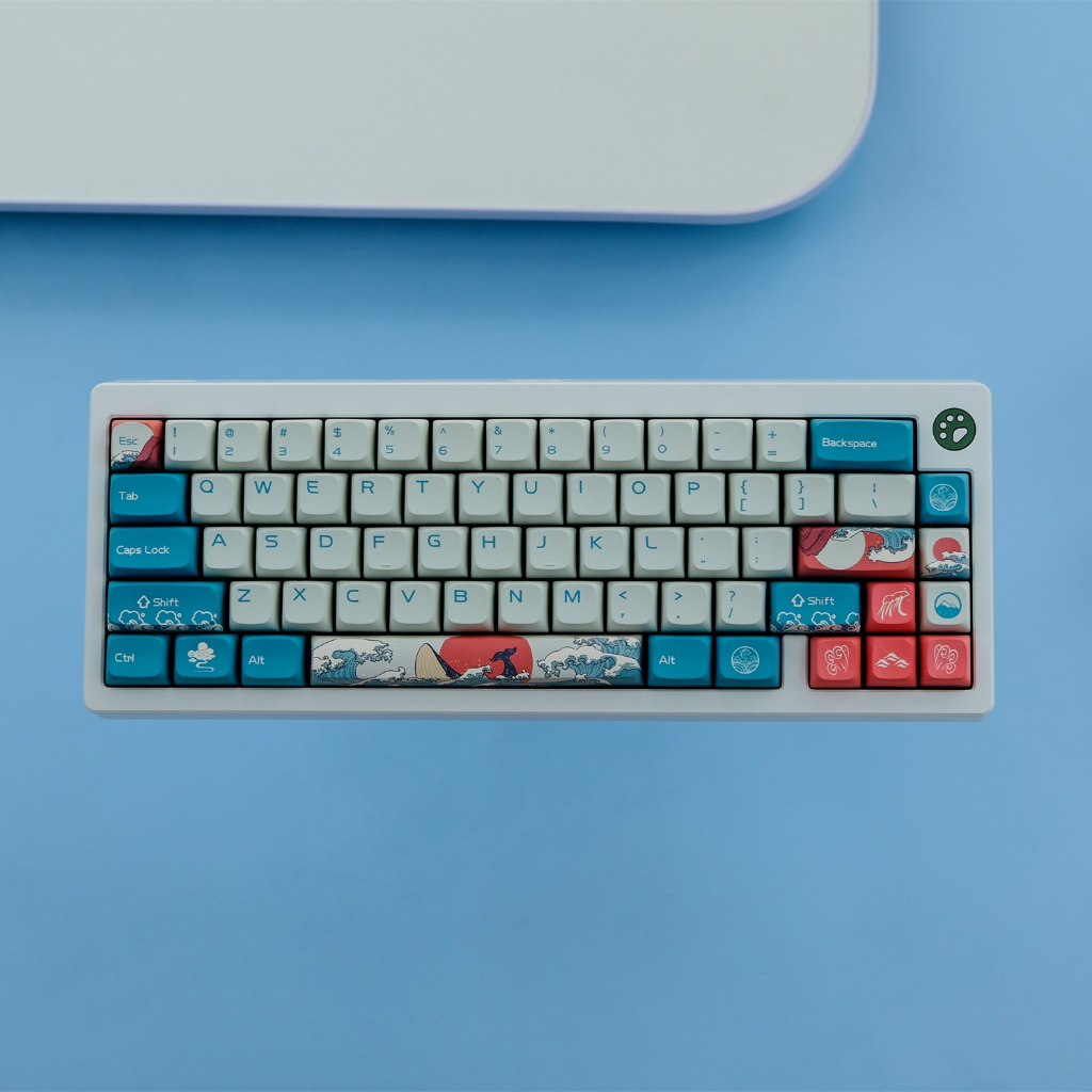 [SG Local Stock] Coral Sea Keycaps | 123 Keys | XDA Profile | PBT Dye ...