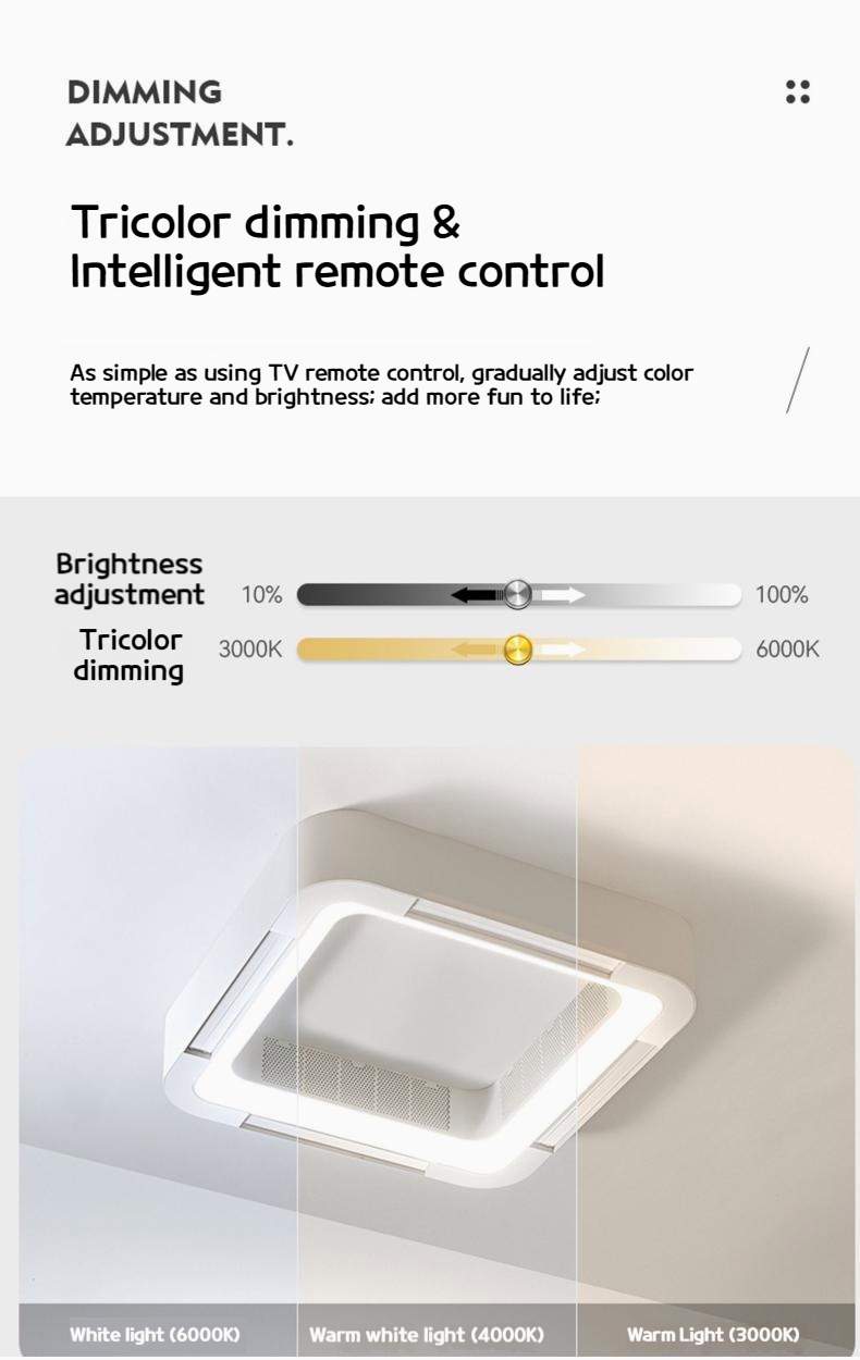 New 180° leafless ceiling fan bladeless fan can swing ceiling fan ...