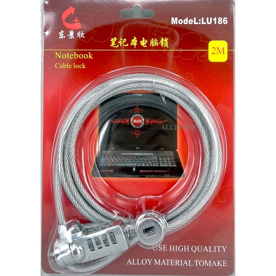 Laptop Notebook Security Lock / Combination Numeric Notebook Cable lock ...