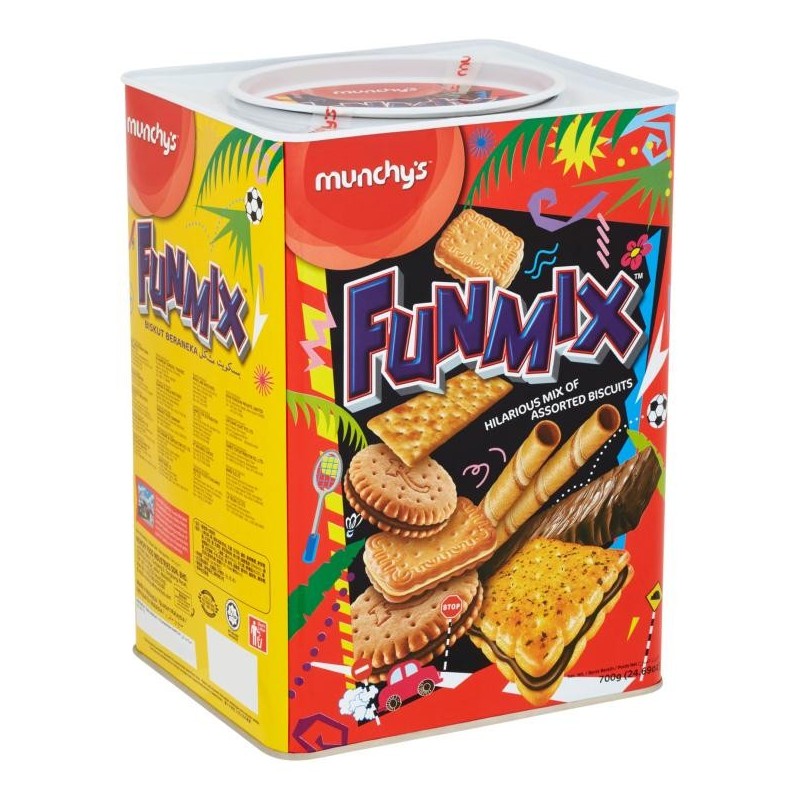 Munchy’s Topmix/Funmix Assorted Biscuit Tin 700g🔥SG READY STOCK🔥 ...