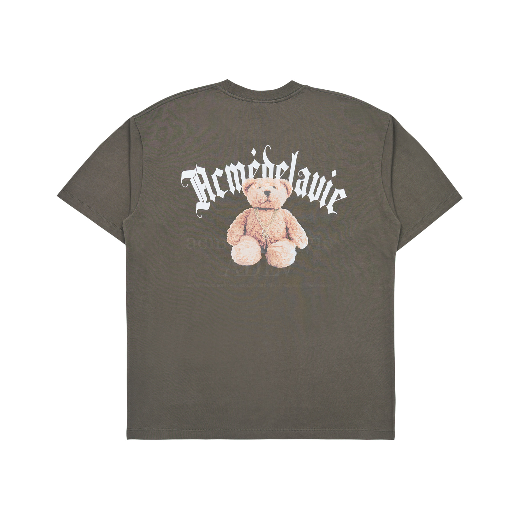 アクメドラビ★UNISEX_GOLD BEAR DOLL SHORT SLEEVE T-SHIRT_3色 acme de la vie] 2023 NEW LISA GOLD CHAIN BEAR DOLL SHORT