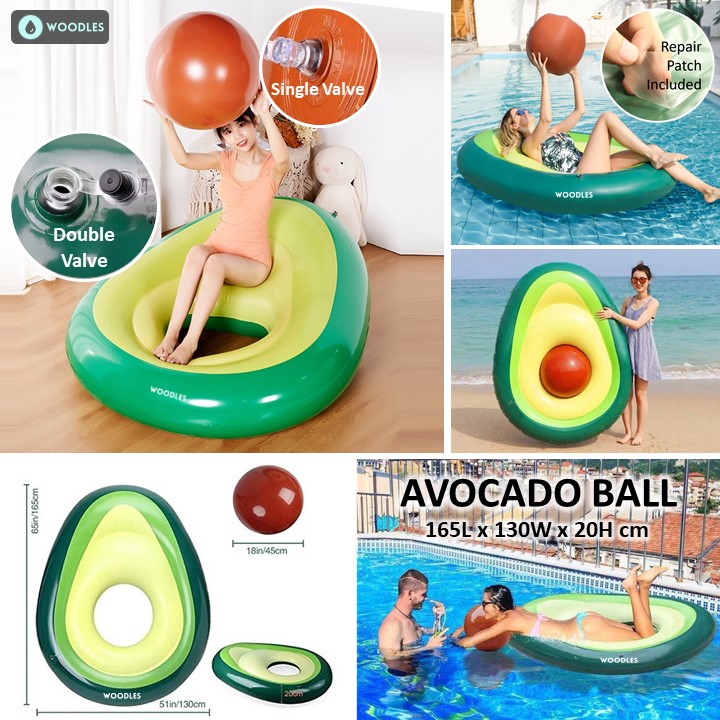 [SG Stock] WOODLES Inflatable Giant Snack Fruit Vege Swimming Pizza ...