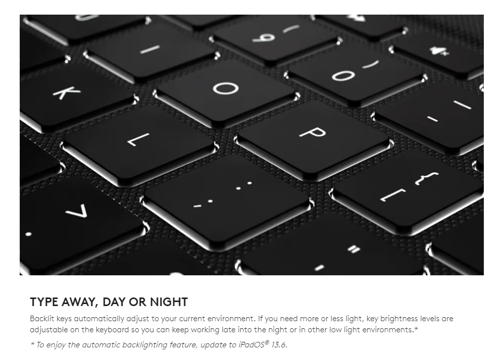 Logitech Folio Touch Backlit Keyboard Case with Trackpad for iPad Air ...
