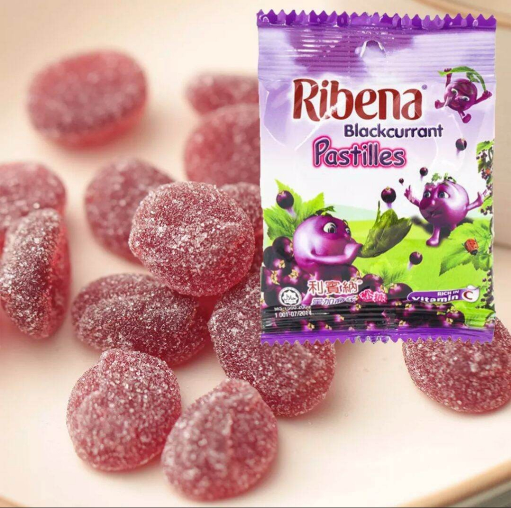 Ribena Blackcurrant Pastilles - 10g / Sachet (5 Pastilles) Ribena ...