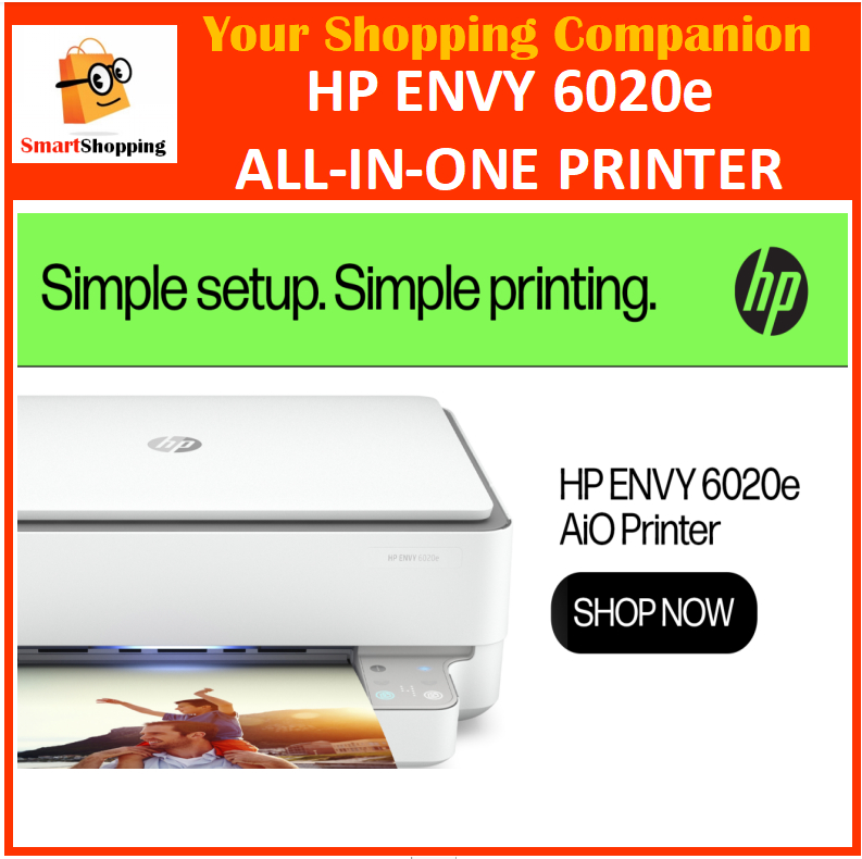 HP Printer Envy 6020e All In One Printer Print Scan Copy Wireless Print ...