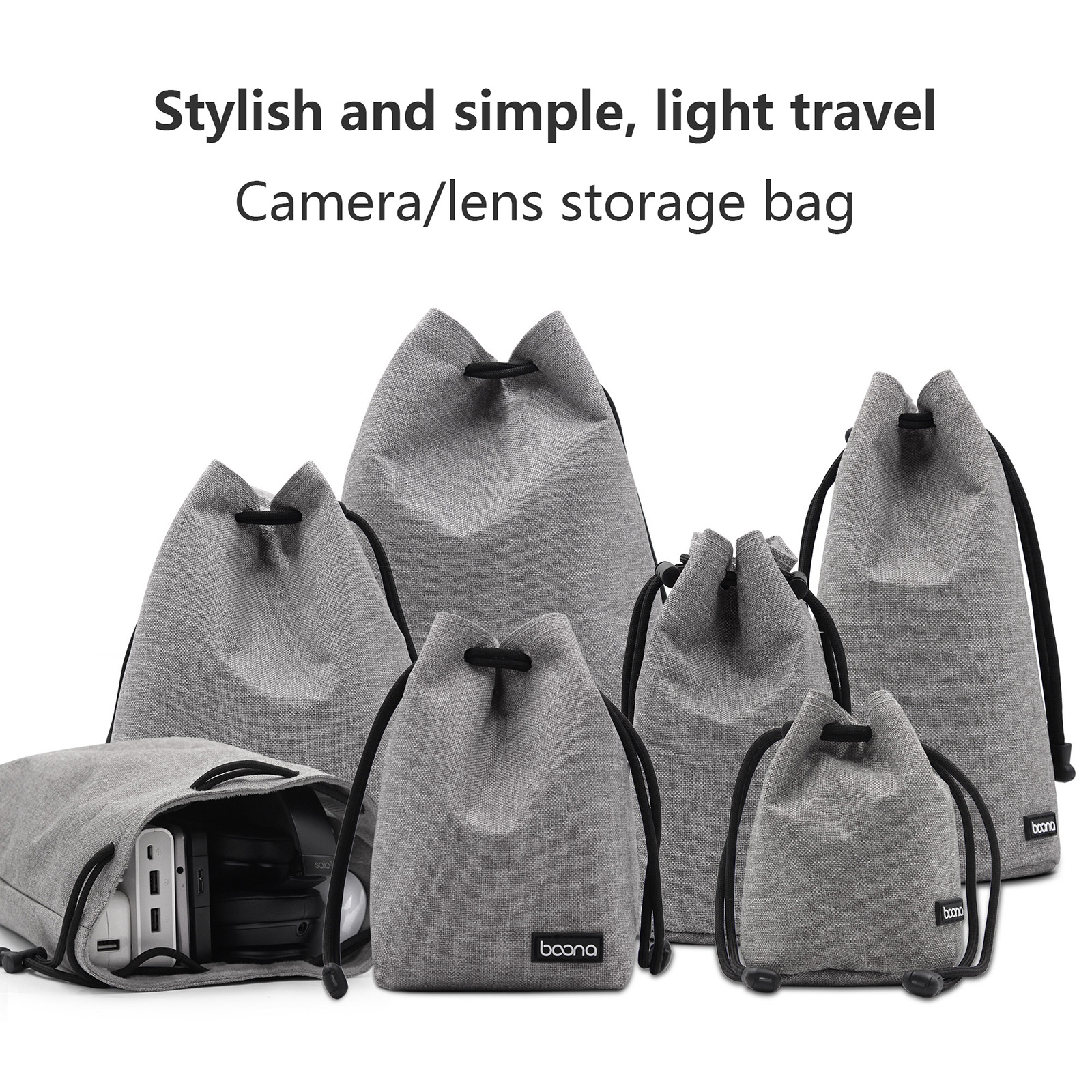 Ultra Portable DSLR Lens Case Camera Bag Monocular Bag Lens Protect ...