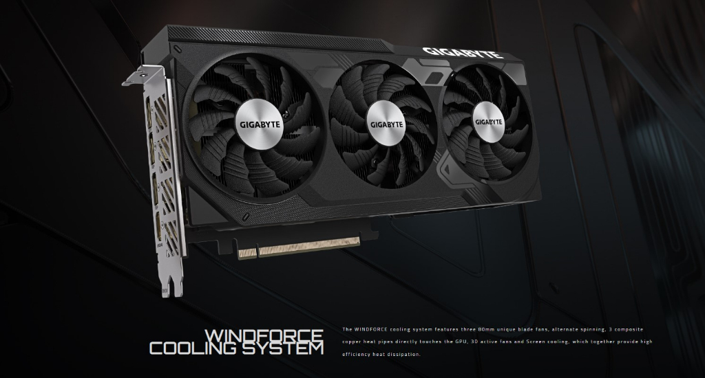 GIGABYTE NVIDIA GeForce RTX 4070 RTX4070 12GB GDDR6X WINDFORCE OC ...