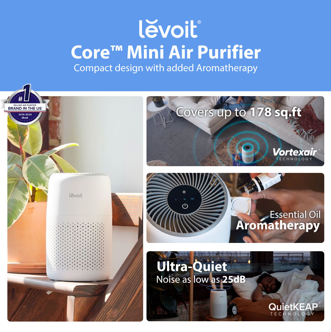 【READY STOCK】Levoit Core Mini / 300 / 300S Smart Air Purifier 3-Stage ...