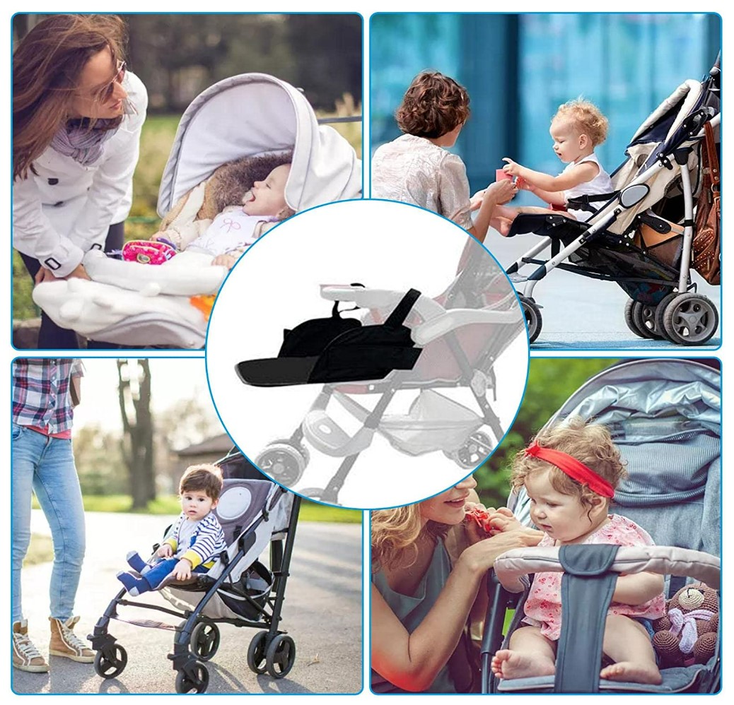 Stroller Footrest Extended Seat Pram Leg Rest Extension Foot Rest Seat ...