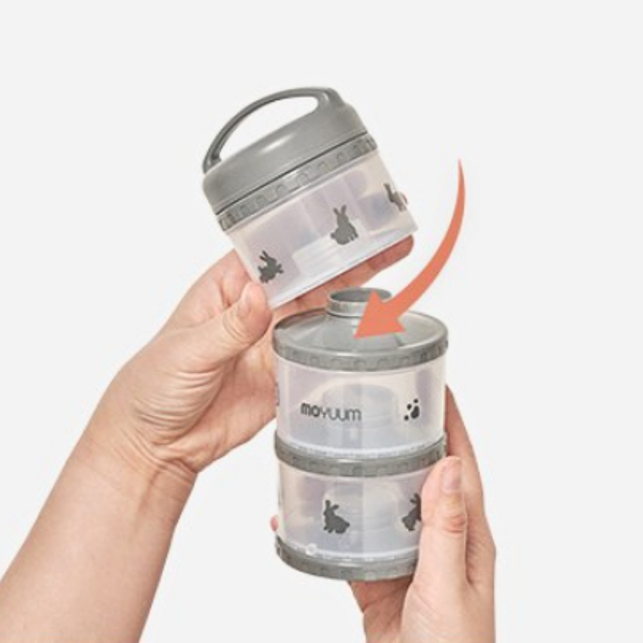 Moyuum Portable Antibacterial Milk Powder Case 5 Tier - Rabbit Edition ...