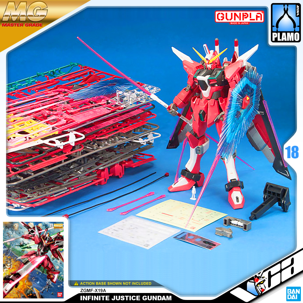 ⭐️ BANDAI GUNPLA MASTER GRADE MG 1/100 ZGMF-X19A ∞ INFINITE JUSTICE ...
