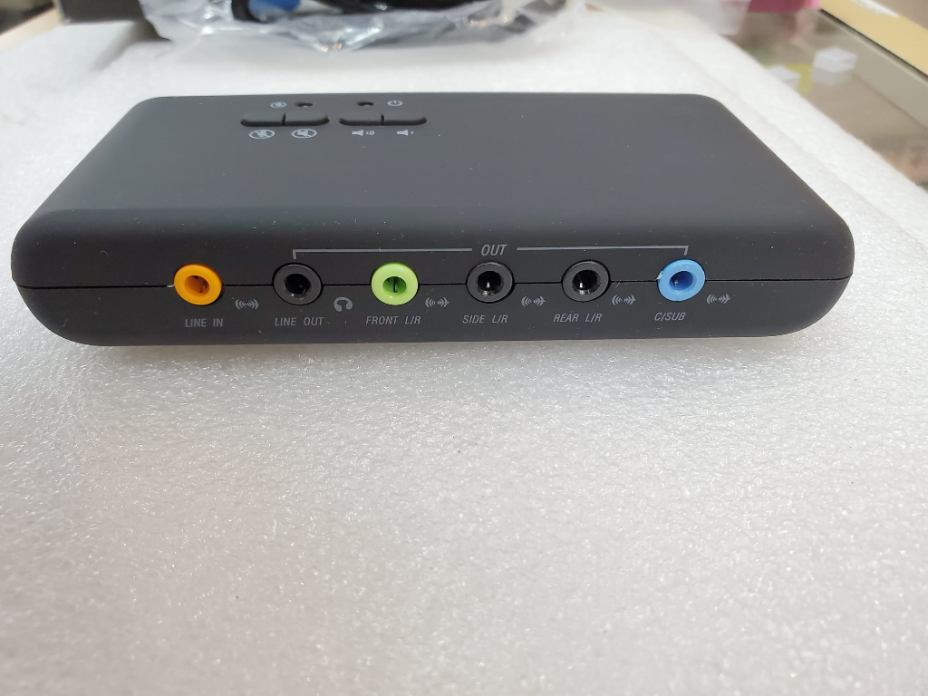CSL 7.1 Channel Interface External Surround Sound Optical Fiber Audio ...