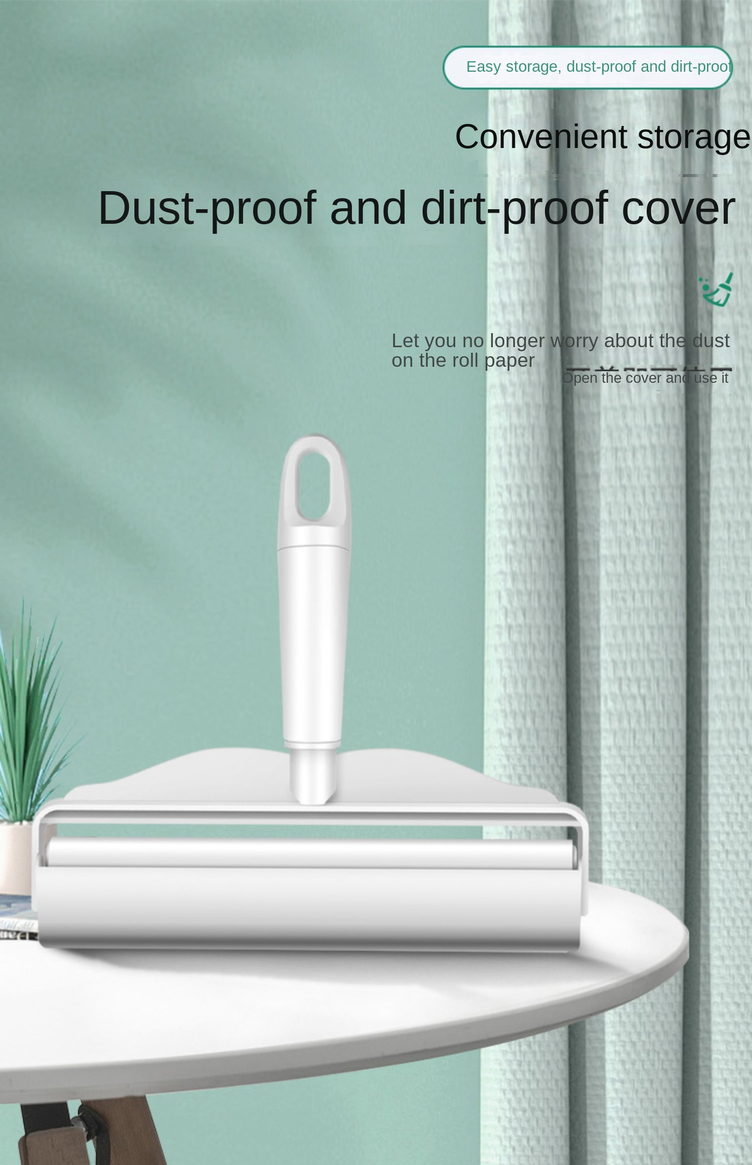 🇸🇬[SG STOCK] Lint Roller Mop Dust Pet Hair Removal Extendable Rod Lint ...