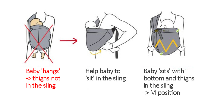Minimonkey Mini Sling Baby Carrier (Assorted Colours) | Shopee Singapore