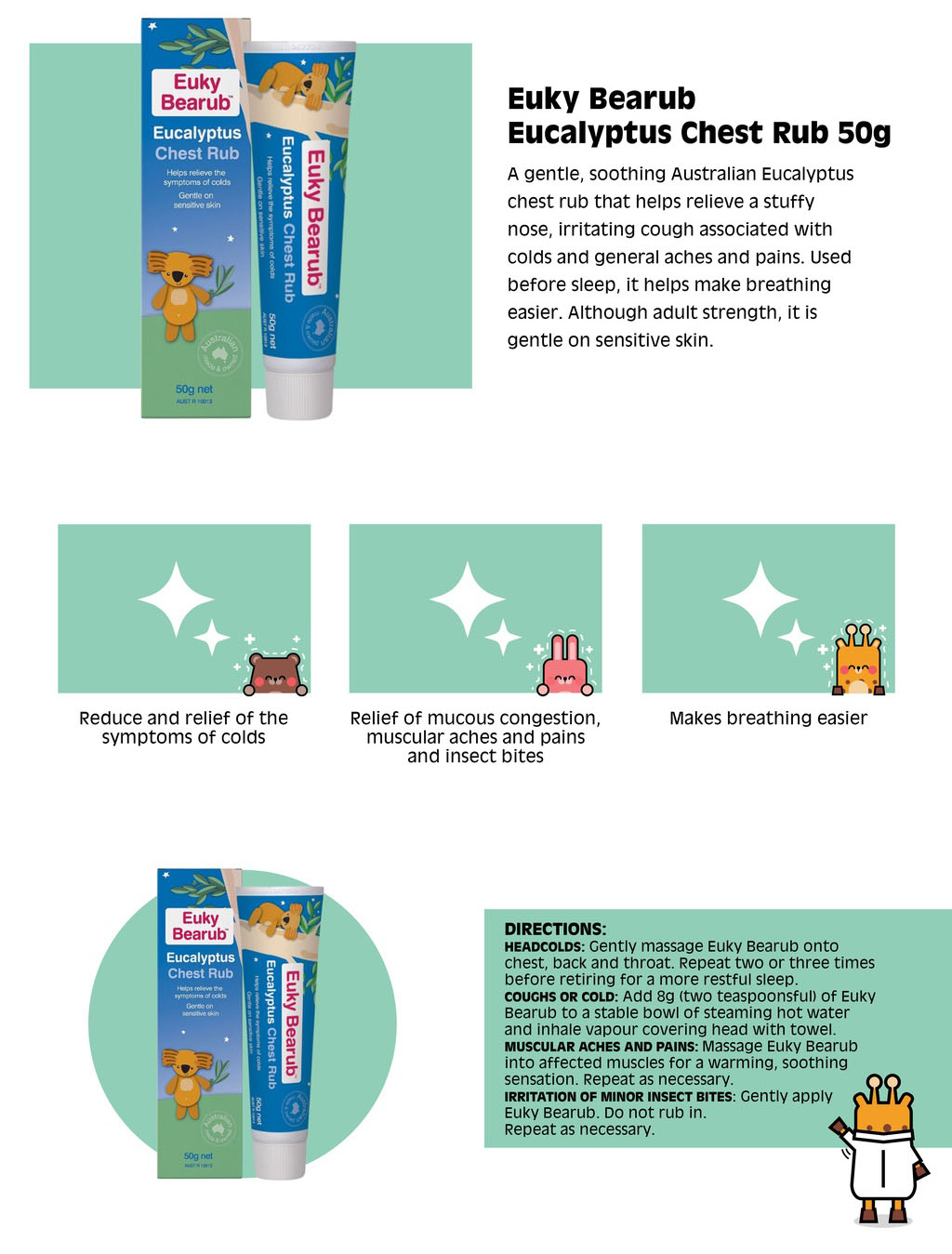 Euky Bear Sleep Sniffly Nose Room Spray Euky Bear Sniffly Nose