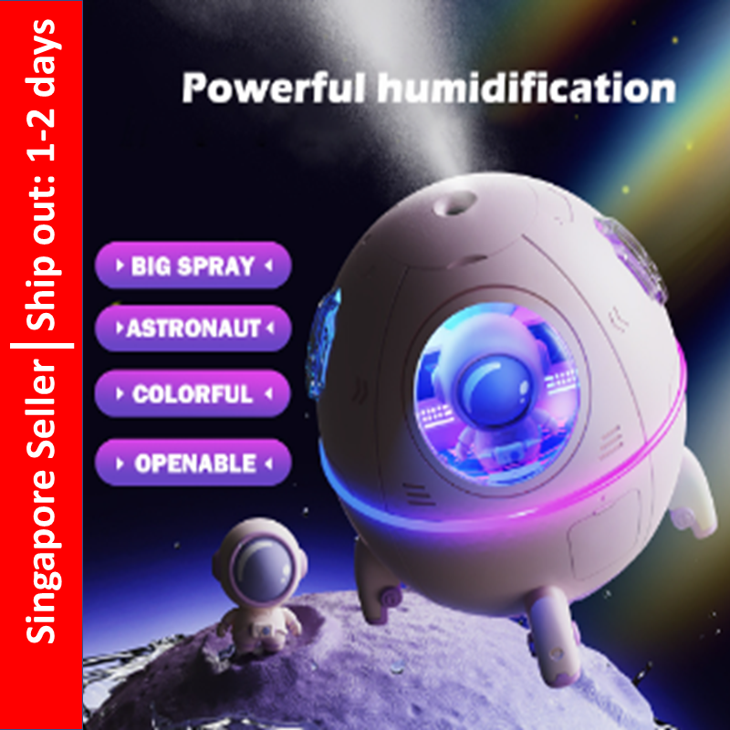 Rechargeable Space Capsule Air Humidifier USB Ultrasonic Cool Mist ...