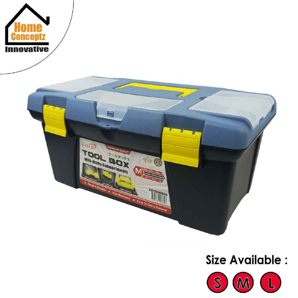 [Hardware] A-Tech Tool Box With Utility Compartments 3 Sizes Available ...