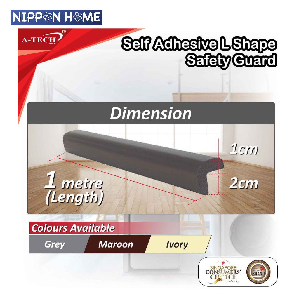 A-Tech Edge & Corner Guards,Self Adhesive L Shape Safety Edge & Corner ...