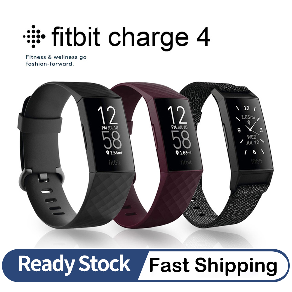 Original Fitbit Charge 4 Fitness Sport Tracker Health Heart Rate Sleep Monitor Waterproof Smart Watch For IOS Android