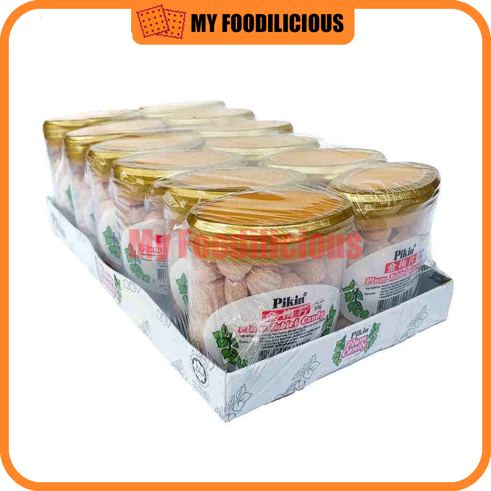 Pikin Plum Candy 12 bottles x 50g / 40pack x 8g | Shopee Singapore