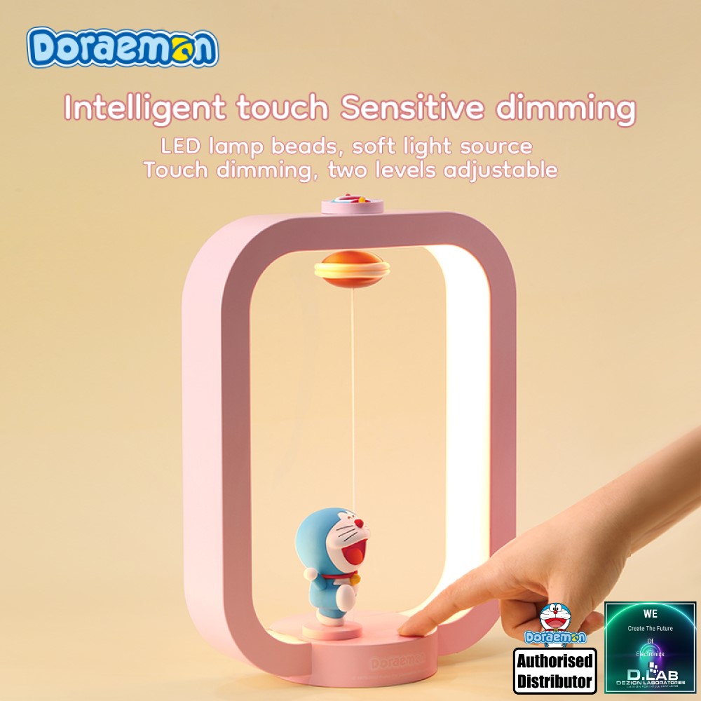 Doraemon Magnetic Levitation Night Light (Pink) | Shopee Singapore