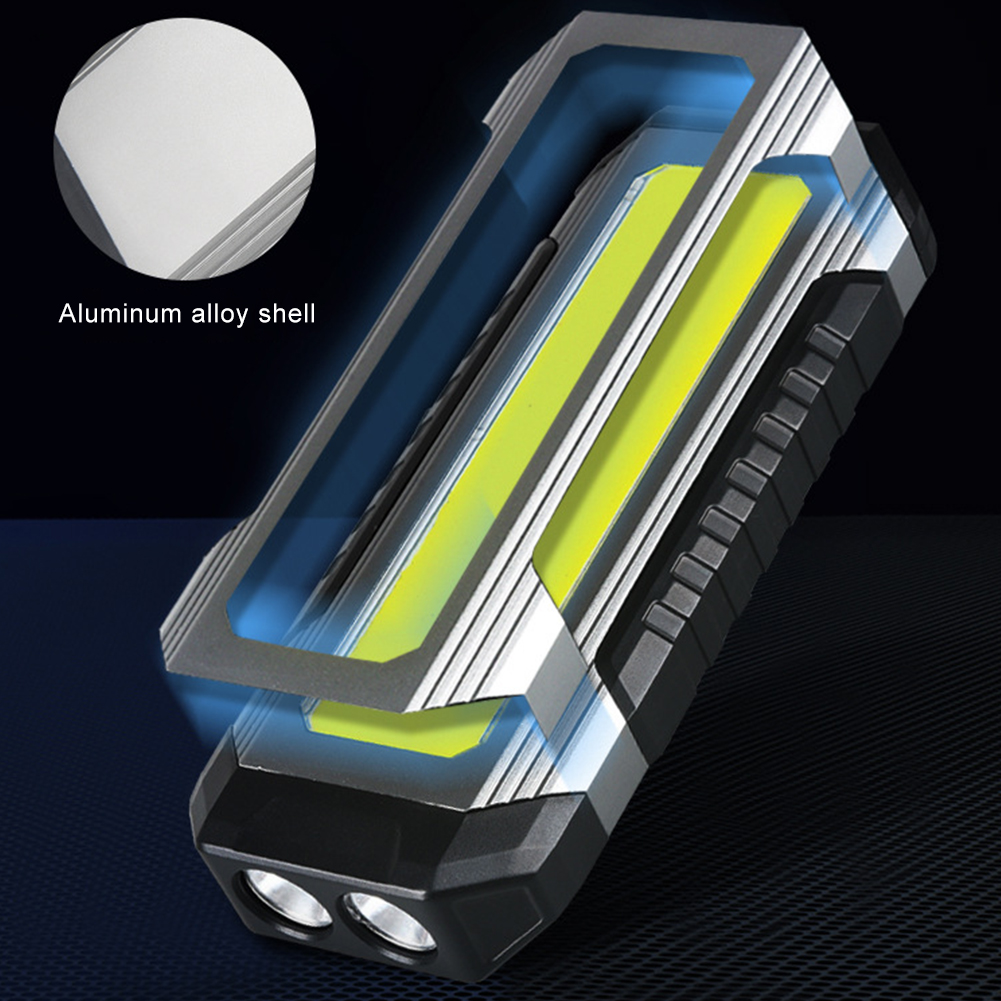 Work Light LED COB Floodlight USB Rechargeable Portable Torchlight ...