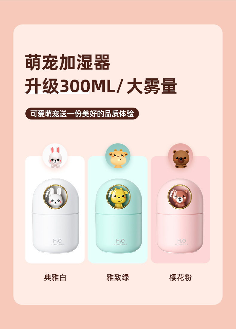[SG Stock][Cute and Funny] Cartoon Large Capacity Humidifier Night ...