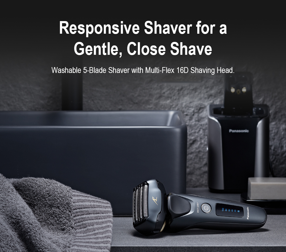 LV SERIES ELECTRIC LAMDASH 5-BLADE PREMIUM SHAVER WITH AUTO