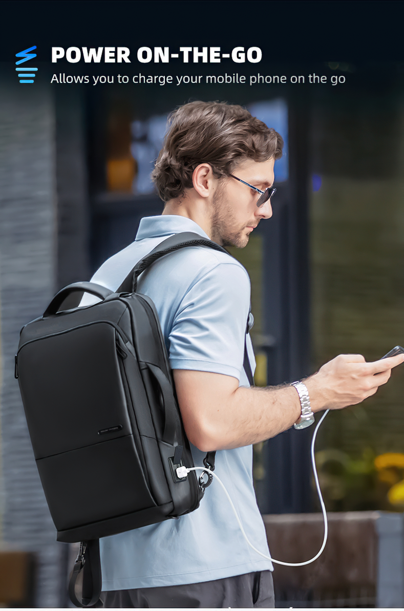 MARK RYDEN Backpack 3 Way Upgraded Backpack with USB Charging for 15.6 ...