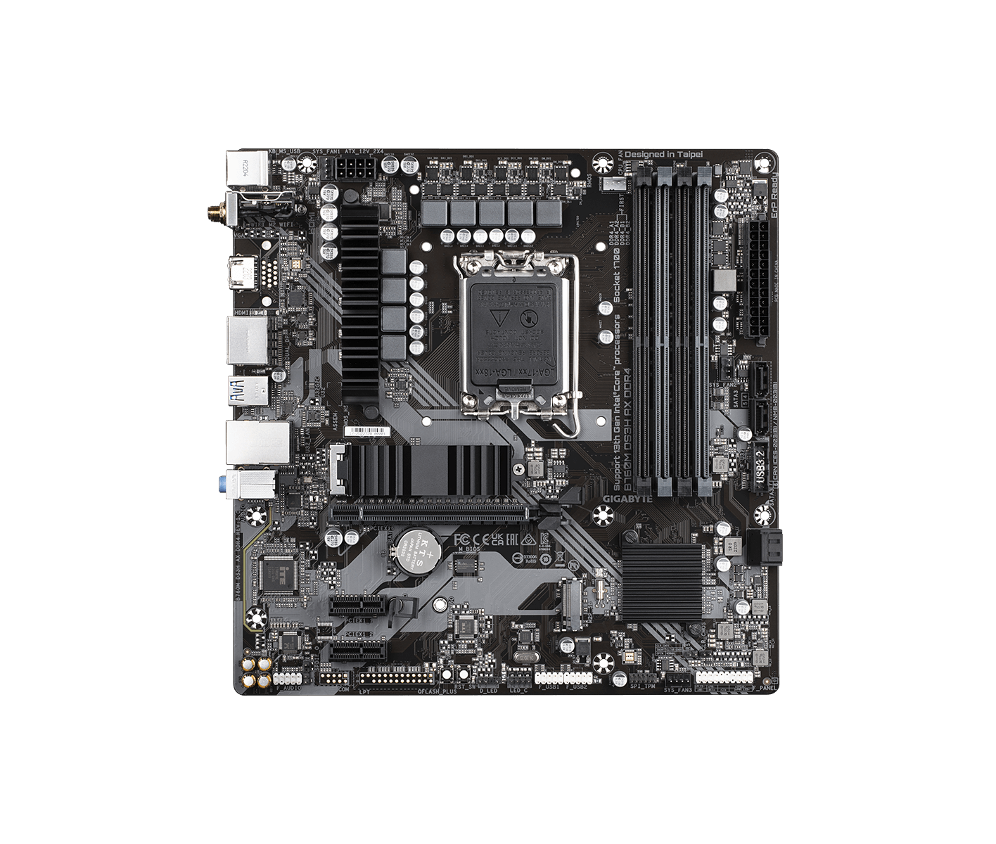 Fuwell Bundle - Gigabyte B760M DS3H AX DDR4 Motherboard with Intel 13th ...