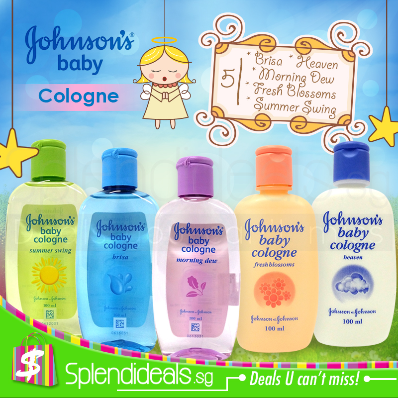 Johnsons Baby Cologne 125ml - Heaven Regular Powder Mist Morning Dew