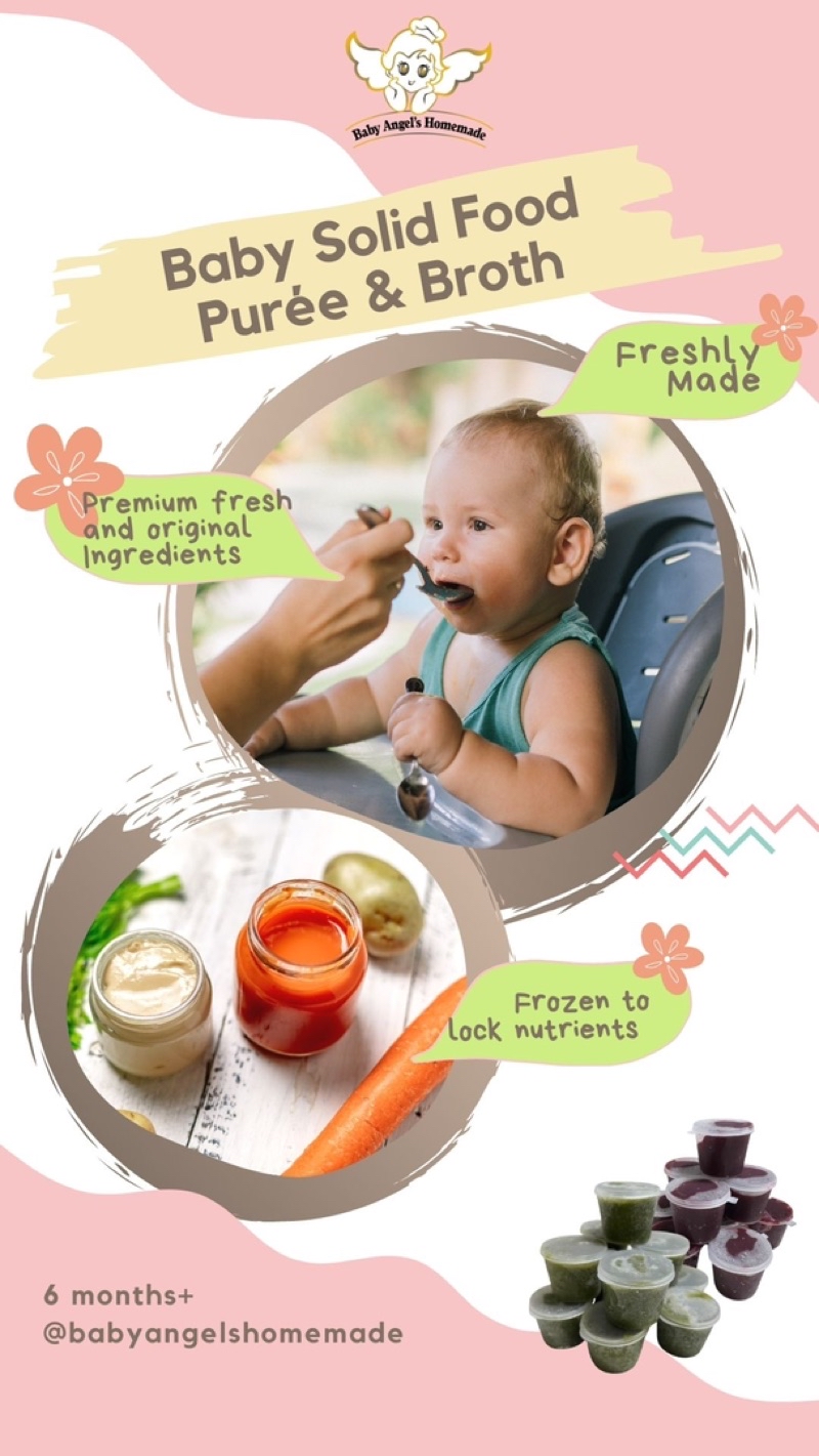 Baby Purée 6M+ | No Salt Added | Freshly Prepared | Multiple Flavours ...