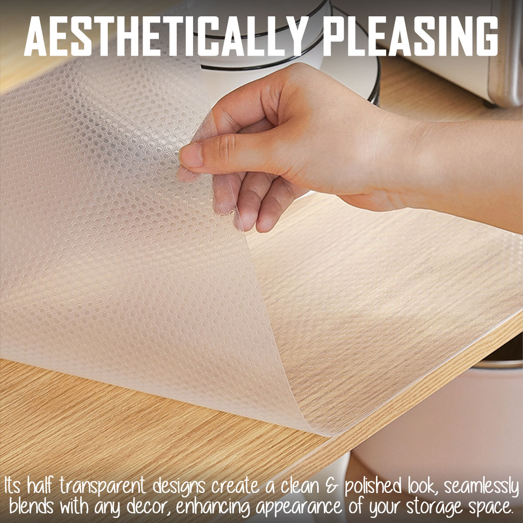 SG Non Slip Cupboard Mat Waterproof Cabinet Drawer Kitchen Organizer ...