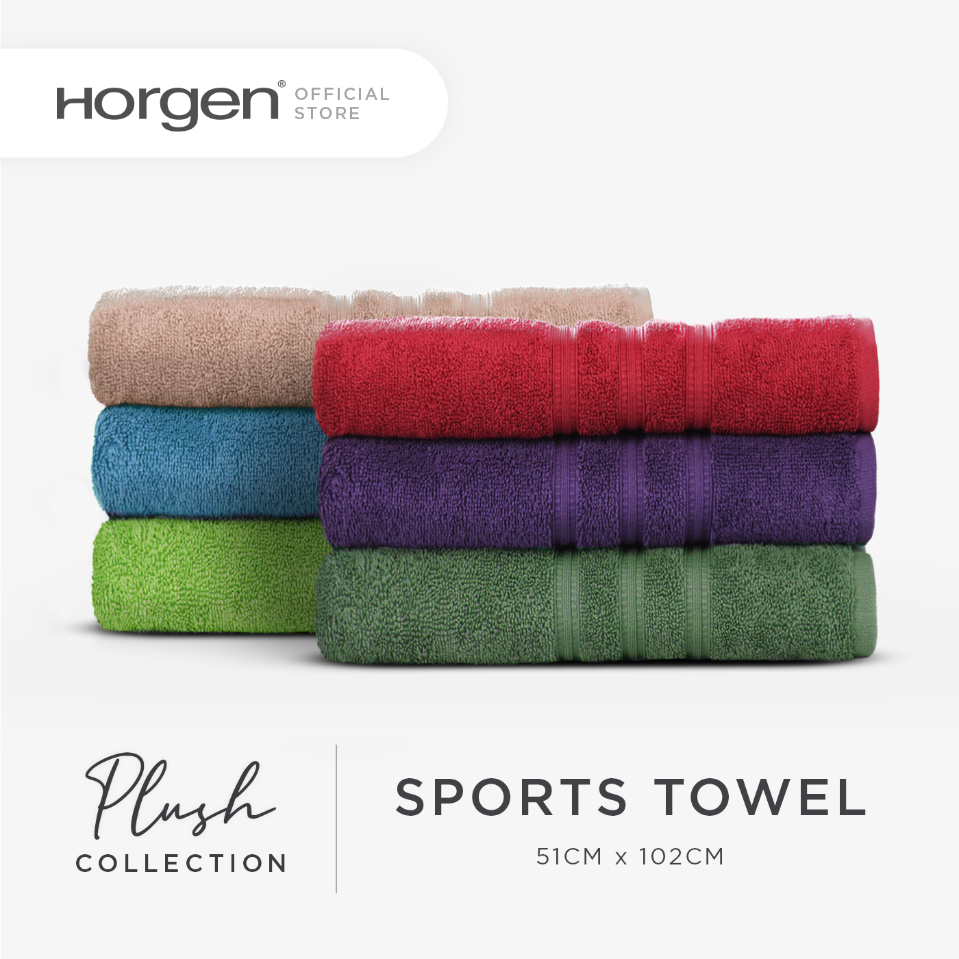 Sports discount towel size