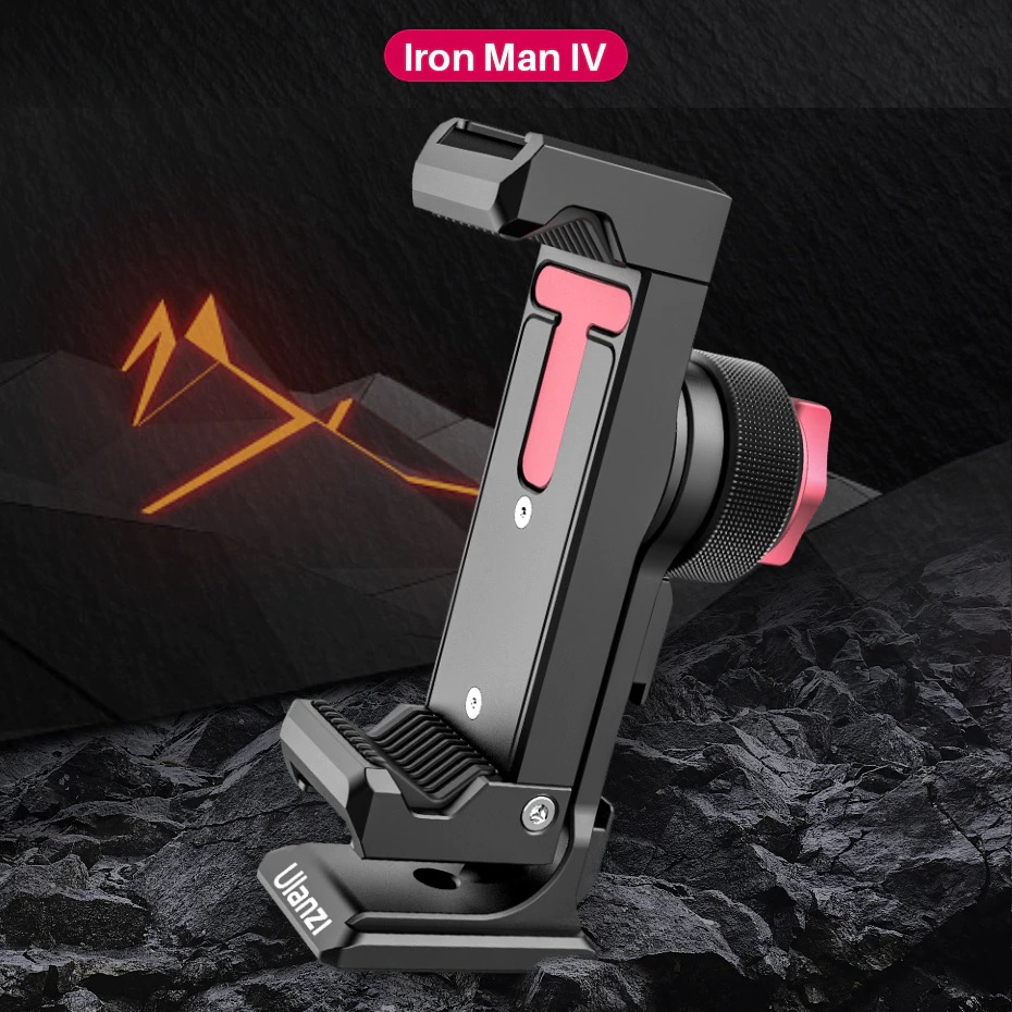 ULANZI ST-27 Metal Phone Holder Clip Iron Man IV | Shopee Singapore