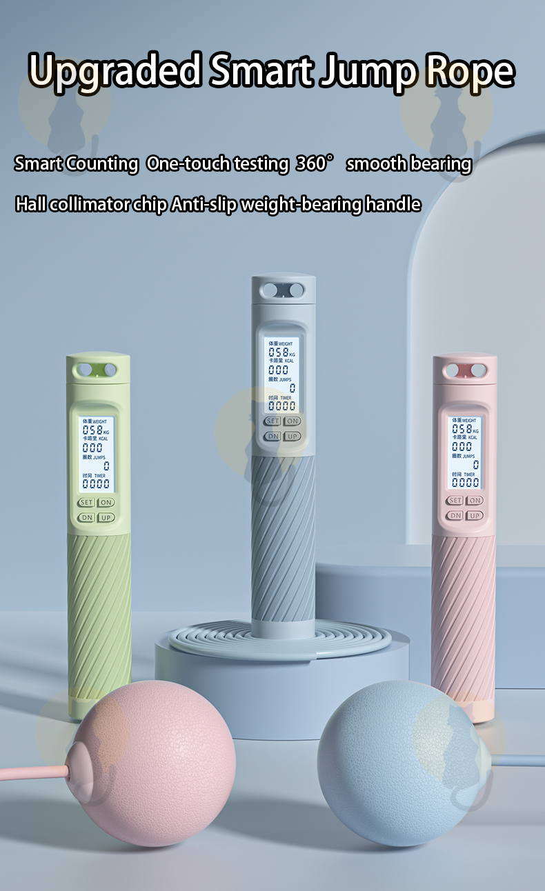 [ Sg Ready Stock] Smart Cordless Skipping Rope Ropeless Digital Counter ...