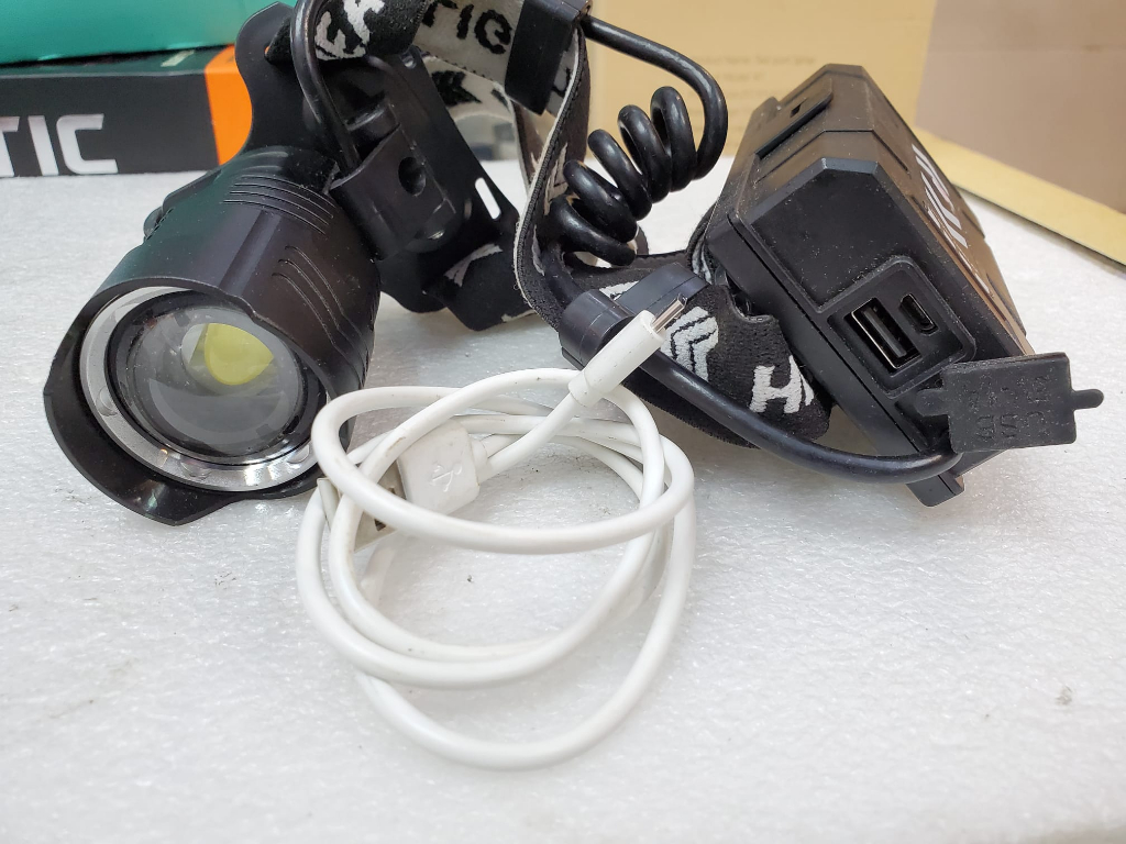 XHP90.2 Rechargeable LED Headlamp – 20,000 Lumens Ultra-Bright Zoomable ...
