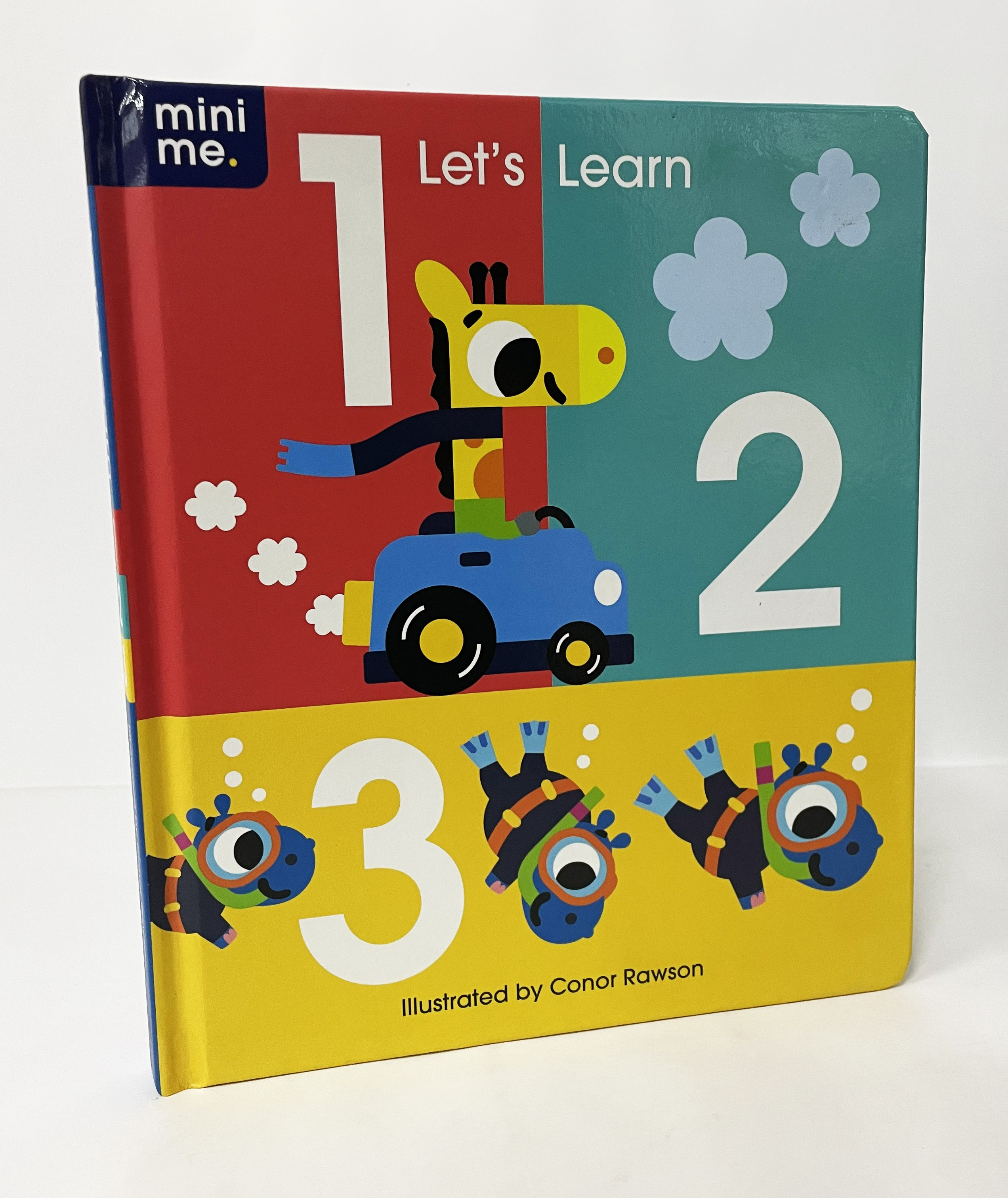 Lets Learn 123 Board Book For Kids to Learn Numbers With Colourful ...