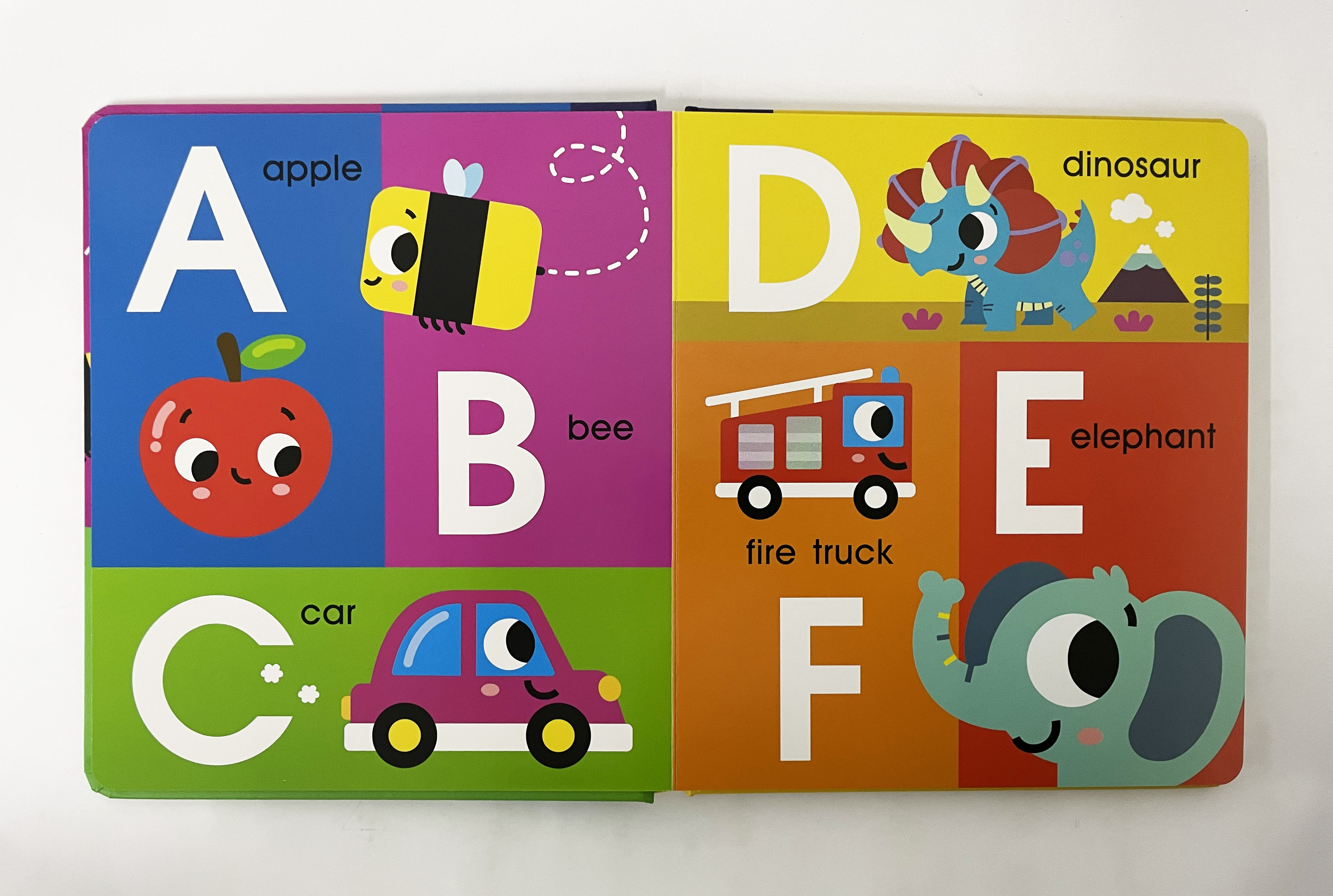 Lets Learn ABC Board Book For Kids to Learn With Colourful ...