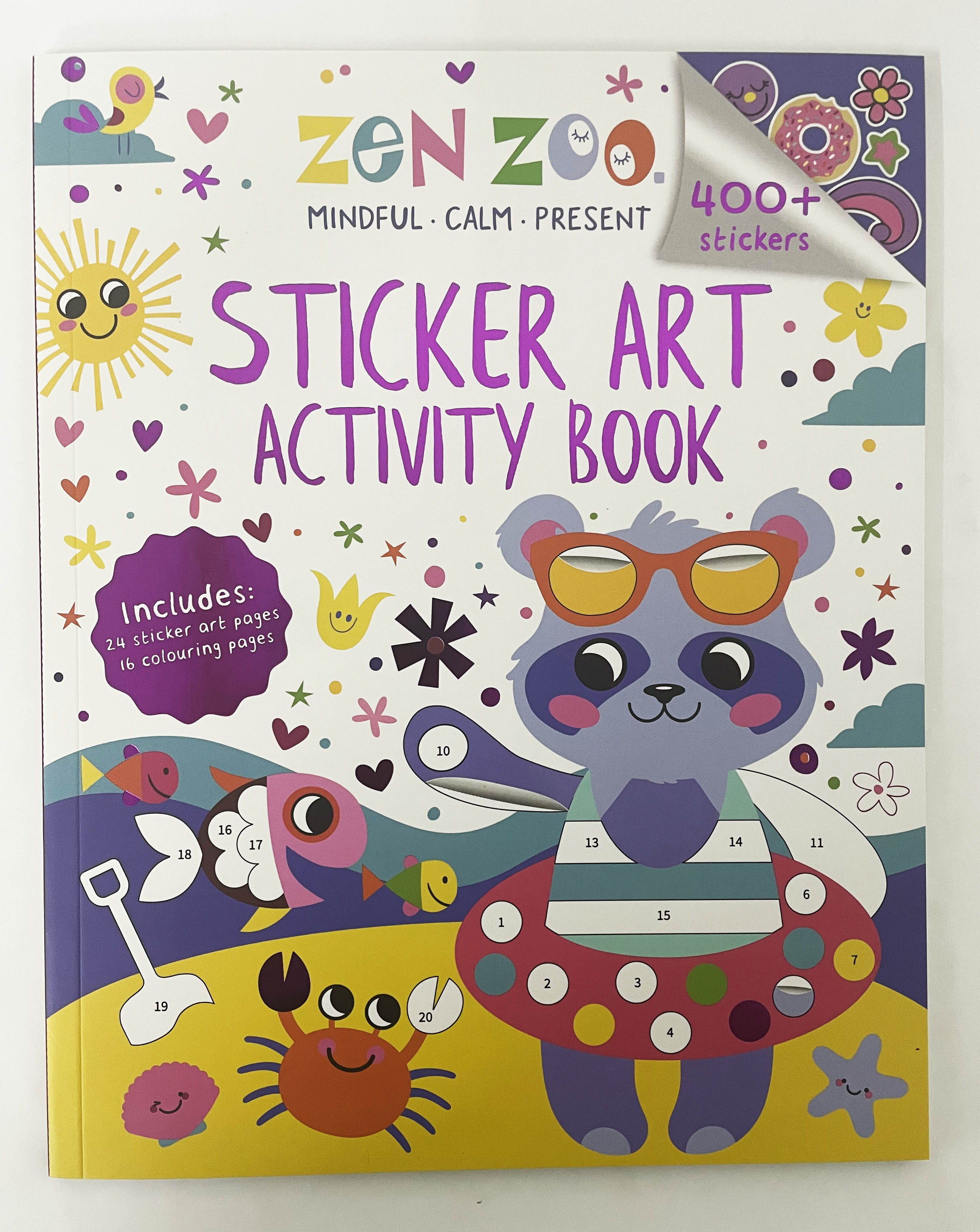 Zen Zoo Animals Sticker Art Book with 400+ Stickers & Activities For ...