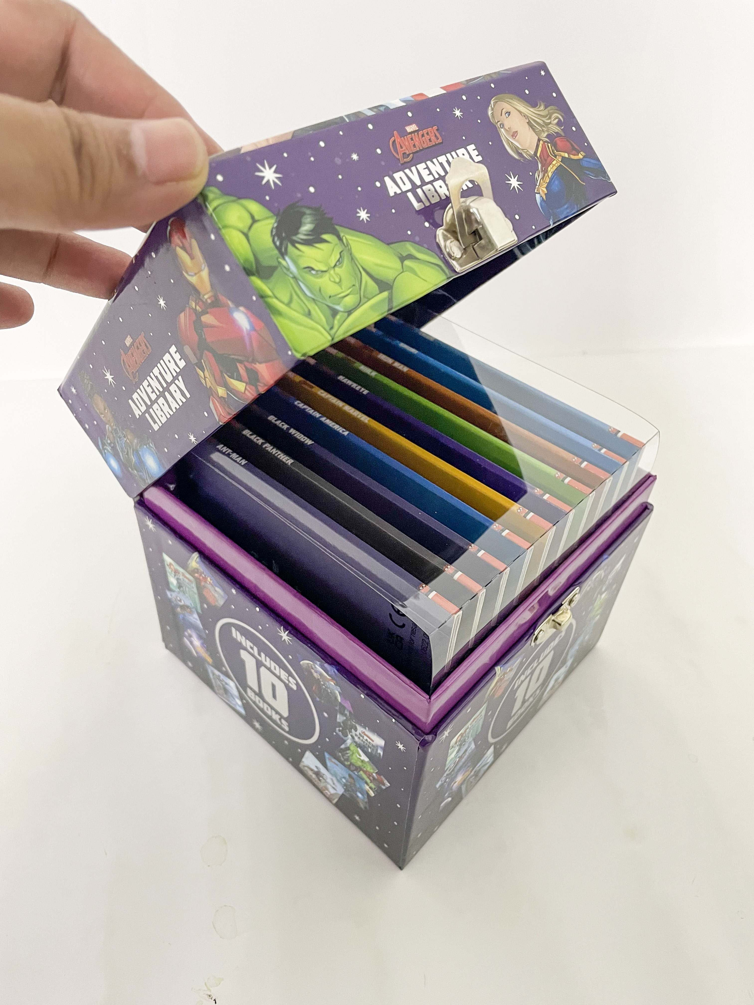 Marvel My Little Library Book Gift Set Box With 10 Storybooks For Kids ...