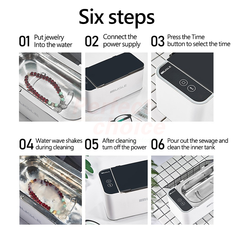 【SG Stock】Portable Ultrasonic Cleaner machine LCD Display Ultrasonic ...