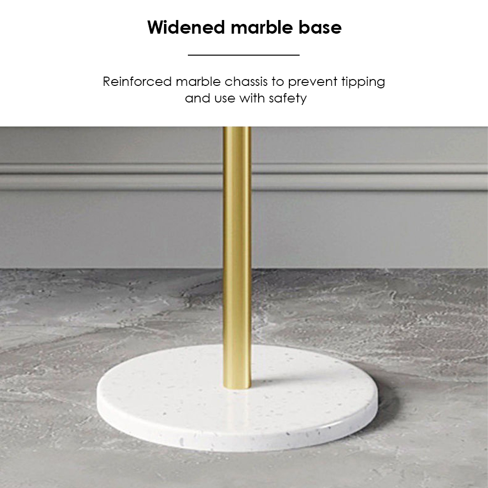 ⚡️SG SELLER⚡️ Clothes rack marble coat hanging metal clothes rack bag ...